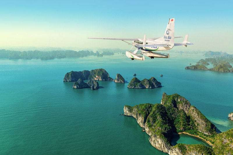 Hanoi to Halong by seaplane