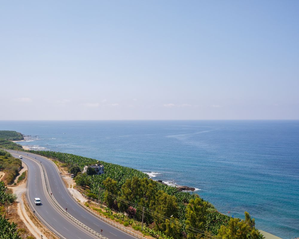 A road with sea view in Nha Trang