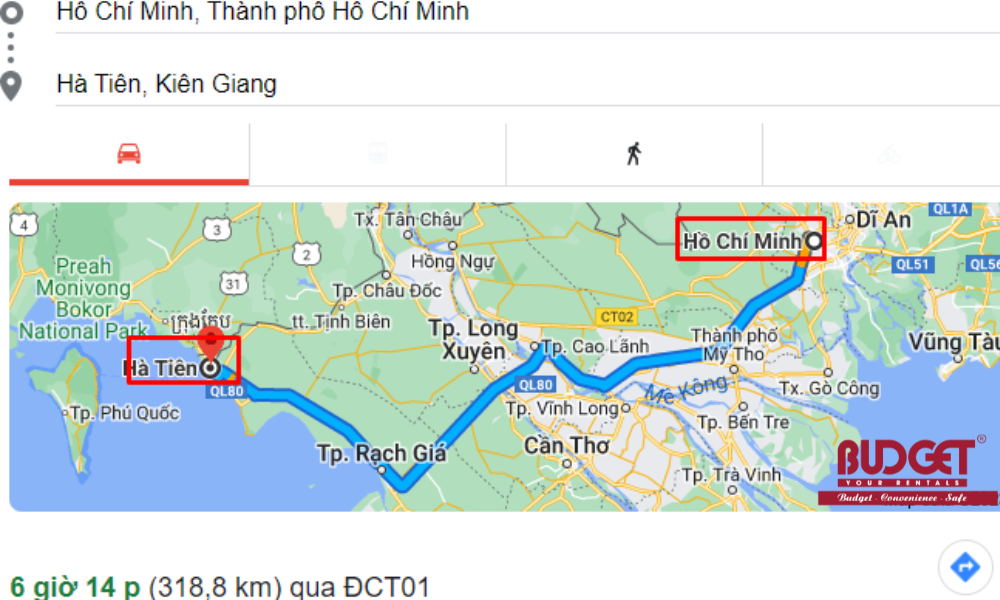 Distance-from-HCM-to-Ha-Tien-port