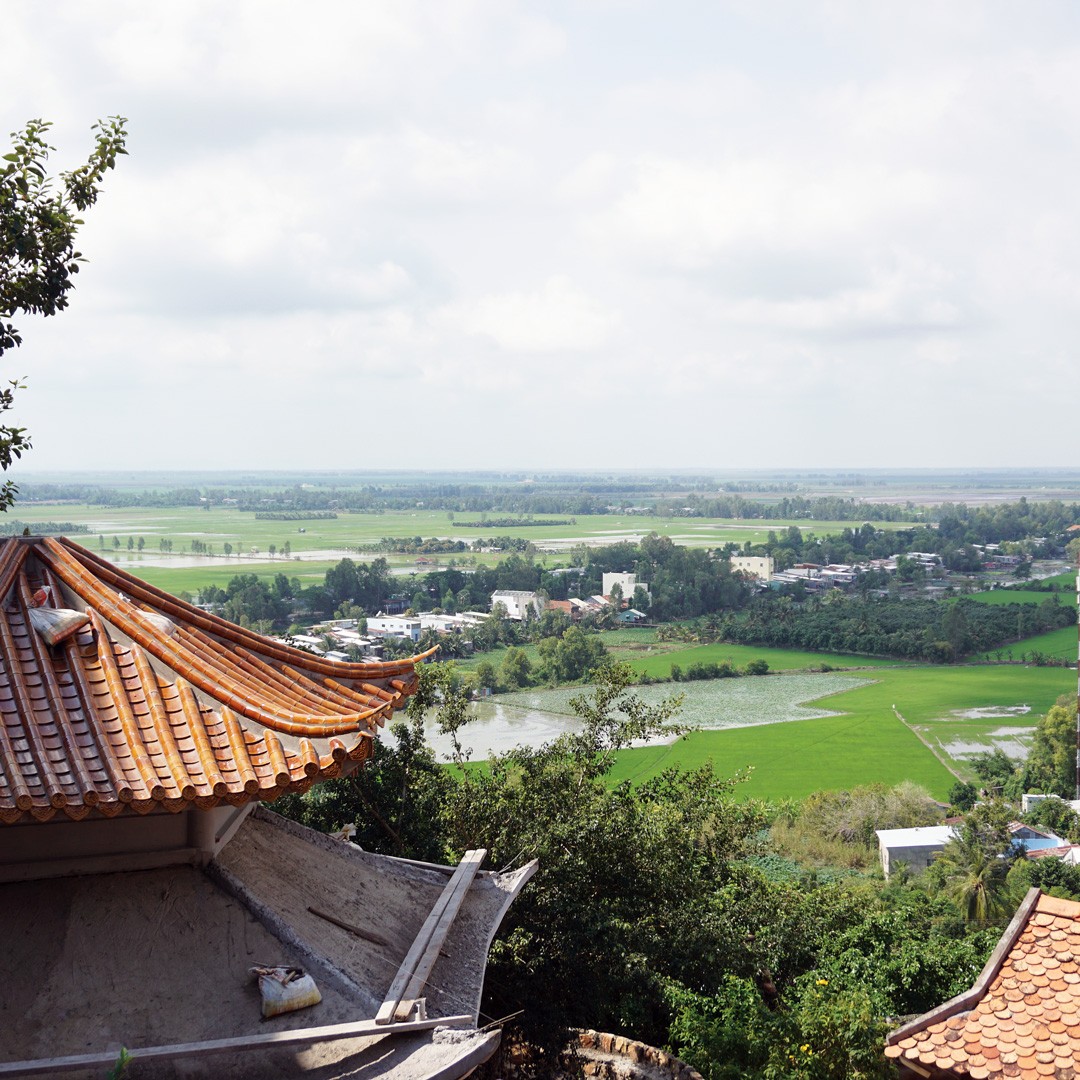 A peek of Sam Mountain in Chau Doc