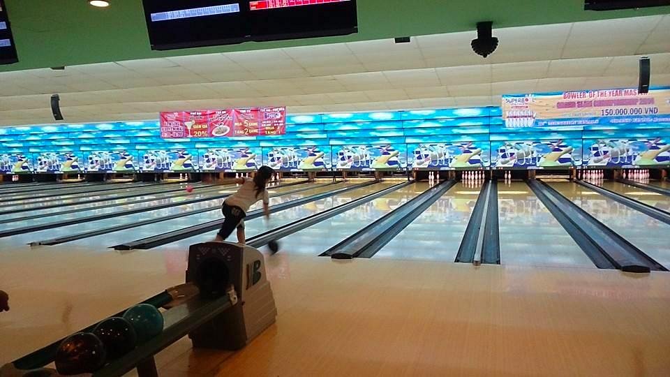 Bowling Game at Superbowl Vietnam in Diamond Plaza Mall