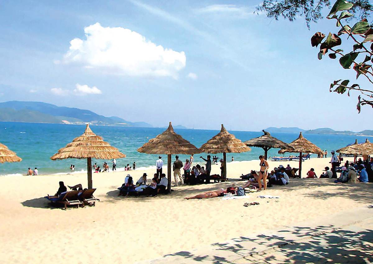 Nhat Le Beach in Quang Binh